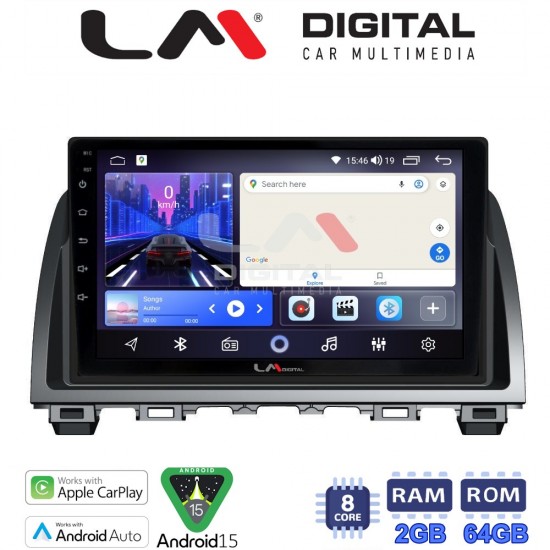 LM Digital - LM ZW8212 GPS Οθόνη OEM Multimedia Αυτοκινήτου για Mazda 6 2013 > 2017 (CarPlay/AndroidAuto/BT/GPS/WIFI)