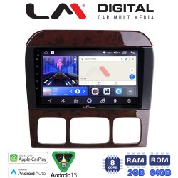 LM Digital - LM ZW8220C GPS Οθόνη OEM Multimedia Αυτοκινήτου για MERCEDES S W220 1998 > 2005 (CarPlay/AndroidAuto/BT/GPS/WIFI)