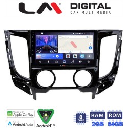 LM Digital - LM ZW8230A GPS Οθόνη OEM Multimedia Αυτοκινήτου για Mitsubishi L200 2014 > Μόνο για αυτοκίνητα με Air Condition (CarPlay/AndroidAuto/BT/GPS/WIFI)
