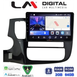 LM Digital - LM ZW8231 GPS Οθόνη OEM Multimedia Αυτοκινήτου για MITSUBISHI OUTLANDER 2013> (CarPlay/AndroidAuto/BT/GPS/WIFI)