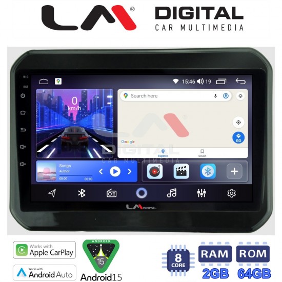 LM Digital - LM ZW8232 GPS Οθόνη OEM Multimedia Αυτοκινήτου για SUZUKI IGNIS 2016> (CarPlay/AndroidAuto/BT/GPS/WIFI)