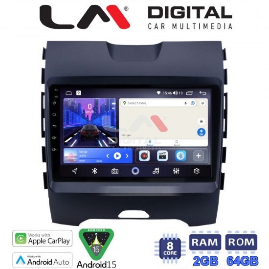 LM Digital - LM ZW8248 GPS Οθόνη OEM Multimedia Αυτοκινήτου για Ford Edge 2016 > (CarPlay/AndroidAuto/BT/GPS/WIFI)