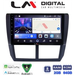 LM Digital - LM ZW8272 GPS Οθόνη OEM Multimedia Αυτοκινήτου για SUBARU IMPREZA-FORESTER 2009>2012 (CarPlay/AndroidAuto/BT/GPS/WIFI)