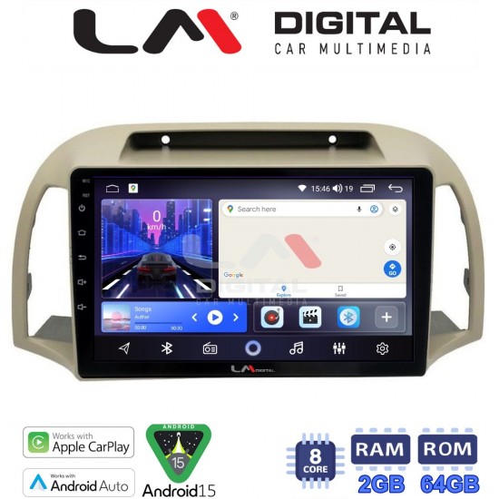 LM Digital - LM ZW8300 GPS Οθόνη OEM Multimedia Αυτοκινήτου για NISSAN MICRA 2002>2007 (CarPlay/AndroidAuto/BT/GPS/WIFI)