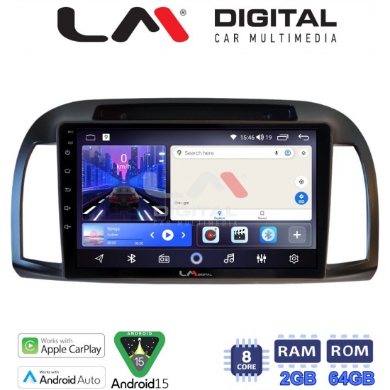 LM Digital - LM ZW8300B GPS Οθόνη OEM Multimedia Αυτοκινήτου για Nissan Micra 2002 > 2007 (CarPlay/AndroidAuto/BT/GPS/WIFI)