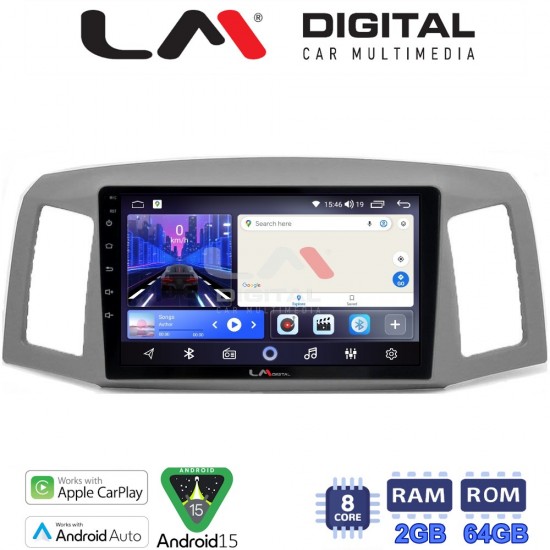 LM Digital - LM ZW8307 GPS Οθόνη OEM Multimedia Αυτοκινήτου για Jeep Grand Cherokee 2004 > 2011 (CarPlay/AndroidAuto/BT/GPS/WIFI)