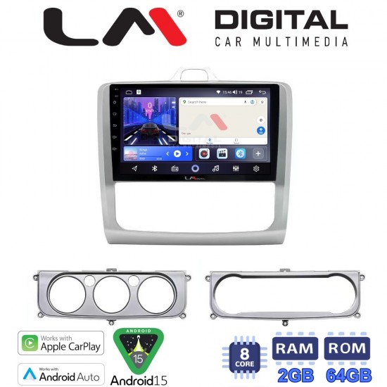 LM Digital - LM ZW8329 GPS Οθόνη OEM Multimedia Αυτοκινήτου για FORD FOCUS 2004>2012 (CarPlay/AndroidAuto/BT/GPS/WIFI)