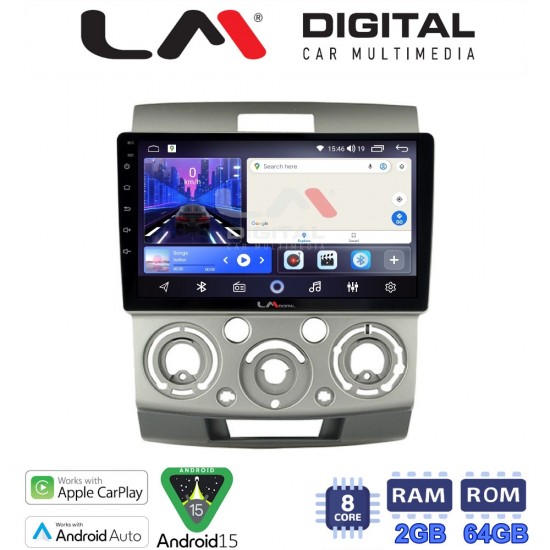 LM Digital - LM ZW8360 GPS Οθόνη OEM Multimedia Αυτοκινήτου για MAZDA BT 50 & FORD RANGER 2006>2011 (CarPlay/AndroidAuto/BT/GPS/WIFI)