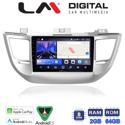 LM Digital - LM ZW8361 GPS Οθόνη OEM Multimedia Αυτοκινήτου για Hyundai Tucson 2015 < 2019 (CarPlay/AndroidAuto/BT/GPS/WIFI)