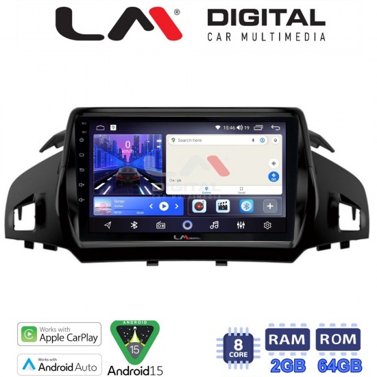 LM Digital - LM ZW8362 GPS Οθόνη OEM Multimedia Αυτοκινήτου για FORD KUGA 2013> & C-MAX 2011> (CarPlay/AndroidAuto/BT/GPS/WIFI)