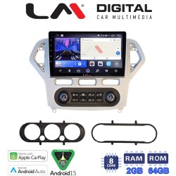 LM Digital - LM ZW8367S GPS Οθόνη OEM Multimedia Αυτοκινήτου για Ford Mondeo 2007 > 2010 (CarPlay/AndroidAuto/BT/GPS/WIFI)