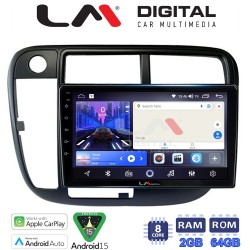 LM Digital - LM ZW8377 GPS Οθόνη OEM Multimedia Αυτοκινήτου για Honda Civic 1999 > 2001 (CarPlay/AndroidAuto/BT/GPS/WIFI)
