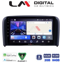 LM Digital - LM ZW8393 GPS Οθόνη OEM Multimedia Αυτοκινήτου για Volvo S80 2004 > 2006 (CarPlay/AndroidAuto/BT/GPS/WIFI)