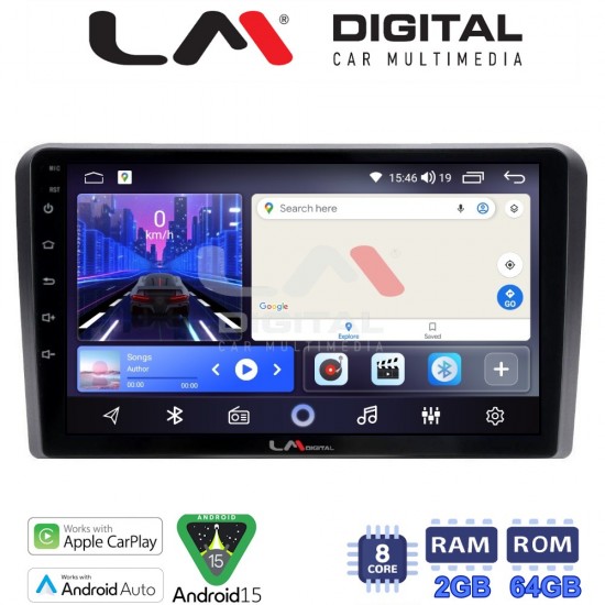 LM Digital - LM ZW8403 GPS Οθόνη OEM Multimedia Αυτοκινήτου για Ford Transit/Tourneo > 2018 (CarPlay/AndroidAuto/BT/GPS/WIFI)