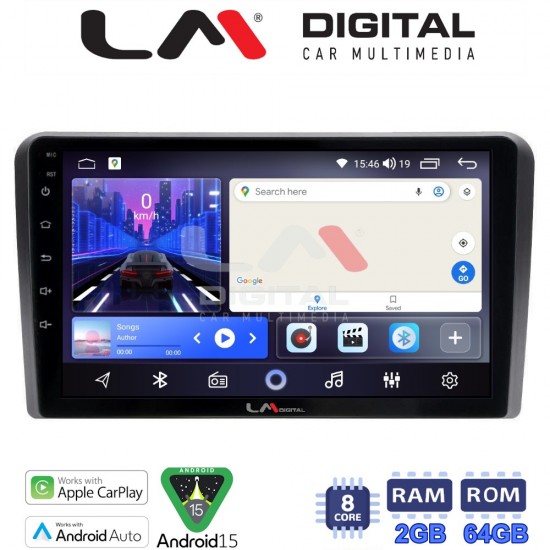 LM Digital - LM ZW8415 GPS Οθόνη OEM Multimedia Αυτοκινήτου για Hyundai IX35 2015 (CarPlay/AndroidAuto/BT/GPS/WIFI)