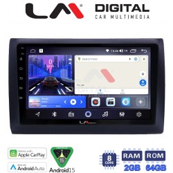 LM Digital - LM ZW8466 GPS Οθόνη OEM Multimedia Αυτοκινήτου για Fiat Stilo 2001 > 2007 (CarPlay/AndroidAuto/BT/GPS/WIFI)