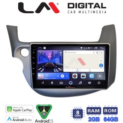 LM Digital - LM ZW8549G GPS Οθόνη OEM Multimedia Αυτοκινήτου για Honda Jazz 2008 > 2012 (CarPlay/AndroidAuto/BT/GPS/WIFI)