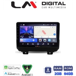 LM Digital - LM ZW8746 GPS Οθόνη OEM Multimedia Αυτοκινήτου για JEEP WRANGLER 2018> (CarPlay/AndroidAuto/BT/GPS/WIFI)