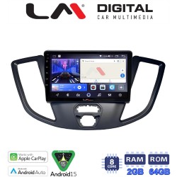 LM Digital - LM ZW8758 GPS Οθόνη OEM Multimedia Αυτοκινήτου για Ford Transit 2013 > 2018 (CarPlay/AndroidAuto/BT/GPS/WIFI)