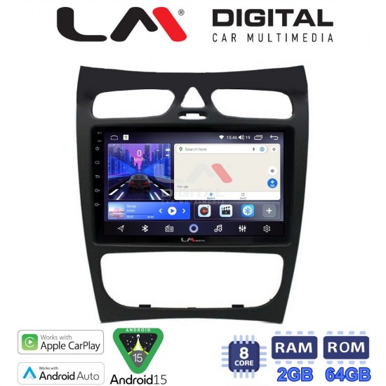 LM Digital - LM ZW8812 GPS Οθόνη OEM Multimedia Αυτοκινήτου για Mercedes CLK (W209) 2000 > 2004 (CarPlay/AndroidAuto/BT/GPS/WIFI)