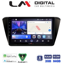 LM Digital - LM ZW8983 GPS Οθόνη OEM Multimedia Αυτοκινήτου για SKODA SUPERB 2016> (CarPlay/AndroidAuto/BT/GPS/WIFI)