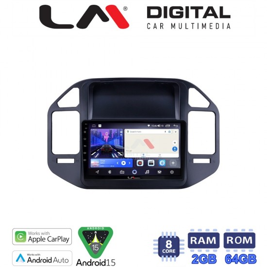 LM Digital - LM ZW8990 GPS Οθόνη OEM Multimedia Αυτοκινήτου για Mitsubishi Pajero 1999 > 2006 (CarPlay/AndroidAuto/BT/GPS/WIFI)