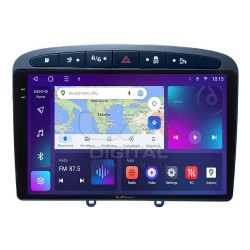 LM Digital - LM ZQ8083G GPS Οθόνη OEM Multimedia Αυτοκινήτου για Peugeot 308 2007 > 2012 (CarPlay/AndroidAuto/BT/GPS/WIFI/GPRS)