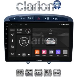 CLARION GL31083G Οθόνη OEM Multimedia Αυτοκινήτου για Peugeot 308 2007 > 2012 (CarPlay/AndroidAuto/BT/GPS/WIFI)