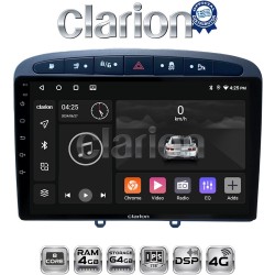 CLARION GL72083G Οθόνη OEM Multimedia Αυτοκινήτου για Peugeot 308 2007 > 2012 (CarPlay/AndroidAuto/BT/GPS/WIFI/GPRS)