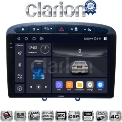 CLARION GL75083G Οθόνη OEM Multimedia Αυτοκινήτου για Peugeot 308 2007 > 2012 (CarPlay/AndroidAuto/BT/GPS/WIFI/GPRS)