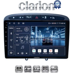CLARION GL32083G Οθόνη OEM Multimedia Αυτοκινήτου για Peugeot 308 2007 > 2012 (CarPlay/AndroidAuto/BT/GPS/WIFI/GPRS)