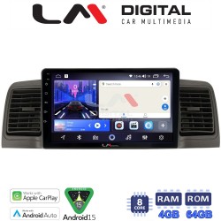 LM Digital - LM ZK8010 GPS Οθόνη OEM Multimedia Αυτοκινήτου για Toyota Corolla 2000-2007 (CarPlay/AndroidAuto/BT/GPS/WIFI)