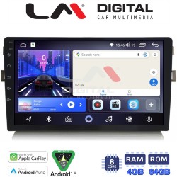 LM Digital - LM ZK8028 GPS Οθόνη OEM Multimedia Αυτοκινήτου για Toyota Auris 2007 > 2012 (CarPlay/AndroidAuto/BT/GPS/WIFI)