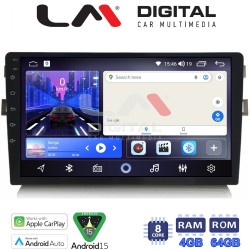 LM Digital - LM ZK8028B GPS Οθόνη OEM Multimedia Αυτοκινήτου για Toyota Auris 2007 > 2012 (CarPlay/AndroidAuto/BT/GPS/WIFI)