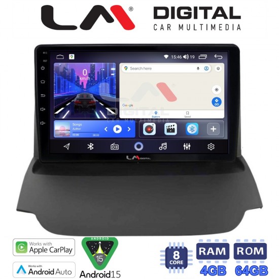 LM Digital - LM ZK8039 GPS Οθόνη OEM Multimedia Αυτοκινήτου για FORD ECOSPORT 2012>2017 (CarPlay/AndroidAuto/BT/GPS/WIFI)