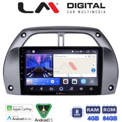 LM Digital - LM ZK8071 GPS Οθόνη OEM Multimedia Αυτοκινήτου για Toyota Rav 4 2001 > 2006 (CarPlay/AndroidAuto/BT/GPS/WIFI)