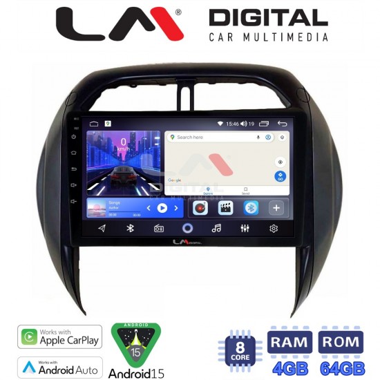 LM Digital - LM ZK8071CL GPS Οθόνη OEM Multimedia Αυτοκινήτου για Toyota Rav4 2000 > 2006 (CarPlay/AndroidAuto/BT/GPS/WIFI)