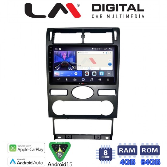 LM Digital - LM ZK8104 GPS Οθόνη OEM Multimedia Αυτοκινήτου για Ford Mondeo 2003 > 2006 (CarPlay/AndroidAuto/BT/GPS/WIFI)