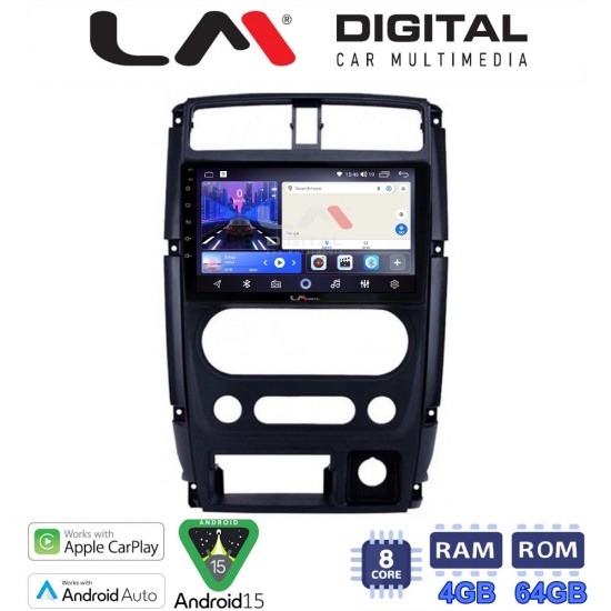 LM Digital - LM ZK8186 GPS Οθόνη OEM Multimedia Αυτοκινήτου για SUZUKI JIMNY 2007 > 2018 (CarPlay/AndroidAuto/BT/GPS/WIFI)