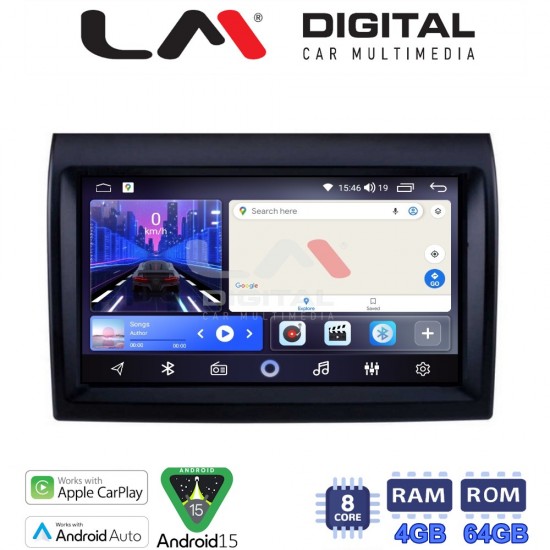 LM Digital - LM ZK8193 GPS Οθόνη OEM Multimedia Αυτοκινήτου για DUCATO, BOXER, JUMBER (CarPlay/AndroidAuto/BT/GPS/WIFI)