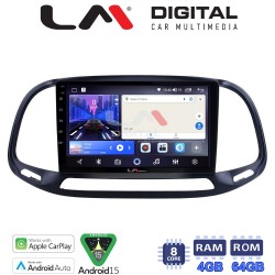 LM Digital - LM ZK8197 GPS Οθόνη OEM Multimedia Αυτοκινήτου για Fiat Doblo - Combo 2015 > 2018 (CarPlay/AndroidAuto/BT/GPS/WIFI)