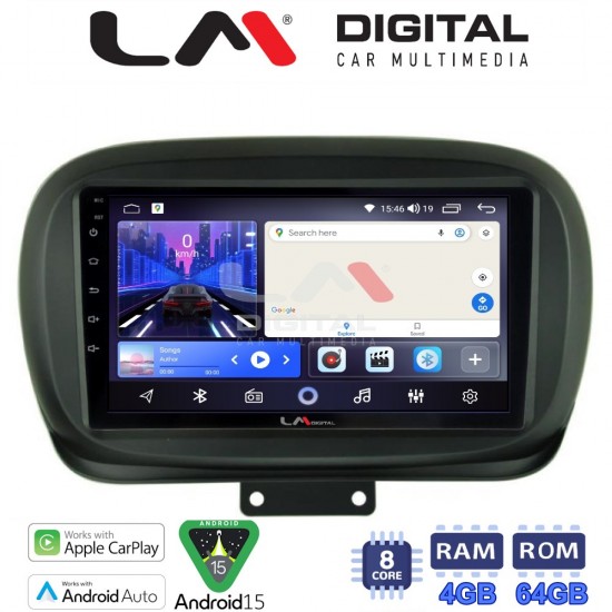 LM Digital - LM ZK8199 GPS Οθόνη OEM Multimedia Αυτοκινήτου για FIAT 500X 2014> (CarPlay/AndroidAuto/BT/GPS/WIFI)