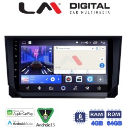 LM Digital - LM ZK8222 GPS Οθόνη OEM Multimedia Αυτοκινήτου για Seat Ibiza - Arona 2018> (CarPlay/AndroidAuto/BT/GPS/WIFI)