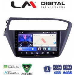 LM Digital - LM ZK8226 GPS Οθόνη OEM Multimedia Αυτοκινήτου για Hyundai i20 2019> (CarPlay/AndroidAuto/BT/GPS/WIFI)