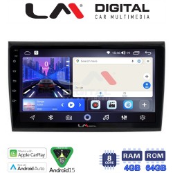 LM Digital - LM ZK8250 GPS Οθόνη OEM Multimedia Αυτοκινήτου για Fiat Bravo 2007> (CarPlay/AndroidAuto/BT/GPS/WIFI)