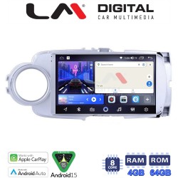 LM Digital - LM ZK8254 GPS Οθόνη OEM Multimedia Αυτοκινήτου για Toyota Yaris 2012 > 2015 Αν το αυτοκίνητο είναι υβριδικό, παρακαλώ ενημερώστε μας πριν την παραγγελία σας. (CarPlay/AndroidAuto/BT/GPS/WIFI)