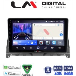 LM Digital - LM ZK8265 GPS Οθόνη OEM Multimedia Αυτοκινήτου για MERCEDES C CLASS (W204) 2007>2011 (CarPlay/AndroidAuto/BT/GPS/WIFI)