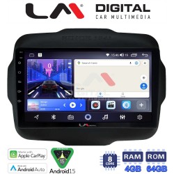 LM Digital - LM ZK8273 GPS Οθόνη OEM Multimedia Αυτοκινήτου για Jeep Gran Cherokee 2014 > (CarPlay/AndroidAuto/BT/GPS/WIFI)