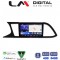 LM Digital - LM ZK8306 GPS Οθόνη OEM Multimedia Αυτοκινήτου για SEAT LEON 2012> (CarPlay/AndroidAuto/BT/GPS/WIFI)