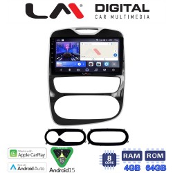 LM Digital - LM ZK8321 GPS Οθόνη OEM Multimedia Αυτοκινήτου για Renault Clio 2016-2018 (CarPlay/AndroidAuto/BT/GPS/WIFI)
